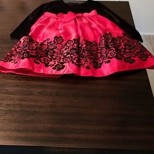 Beautiful Red and Black Dress